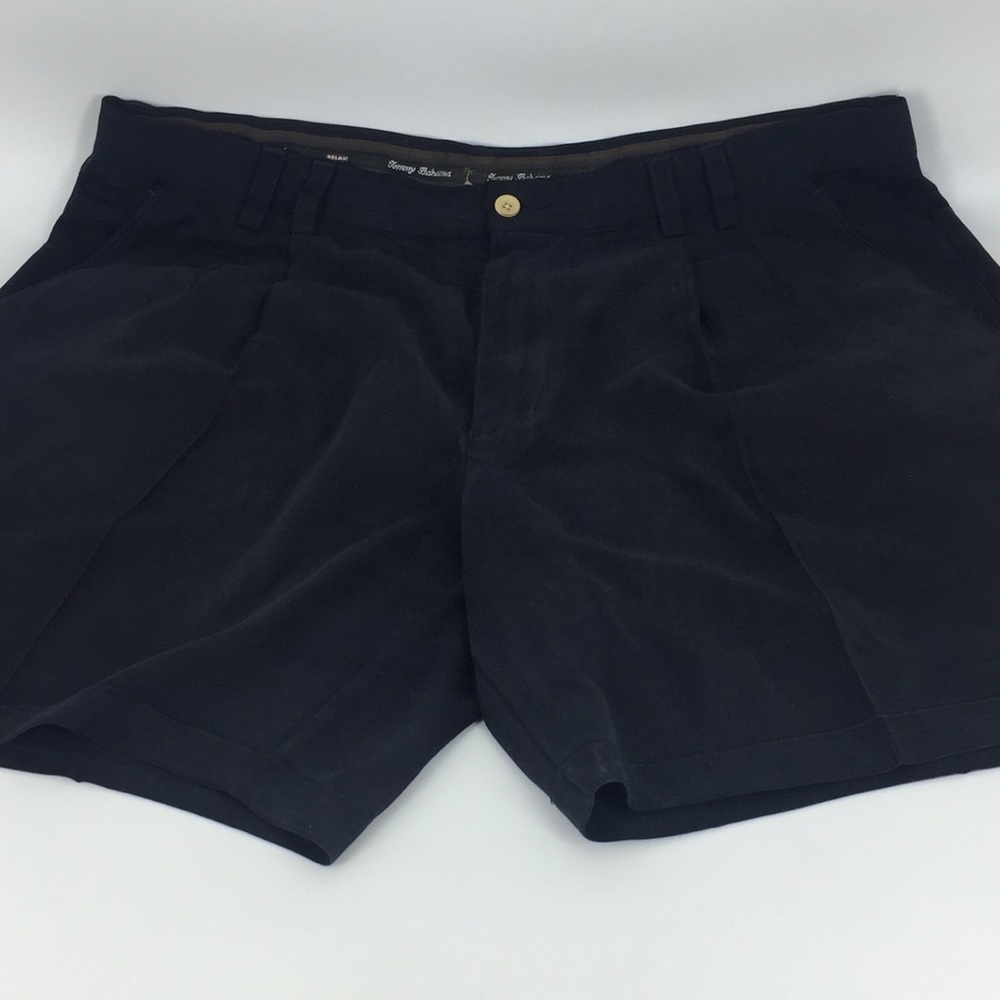 Tommy Bahama Dark Blue Men’s Silk Shorts Size 38